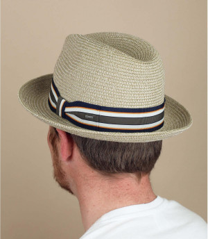 Straw hat beige Bailey Salem driftwood